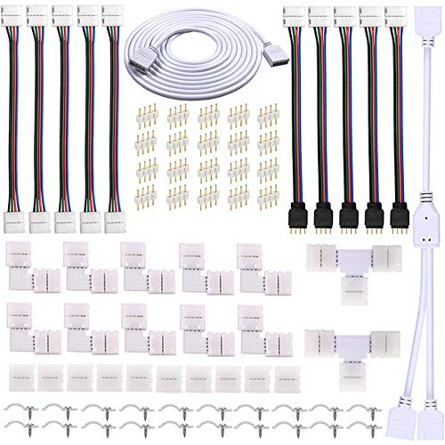 Kit De Conectores Tiras De Led De 4 Pines Tiras De Luz ...