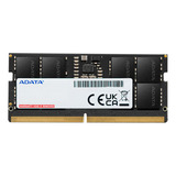 Memoria Ram Ddr5 8gb 5600mt/s Adata Laptop Negro