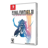 Final Fantasy Xii: The Zodiac Age  Final Fantasy Xii Standard Edition Square Enix Nintendo Switch Físico