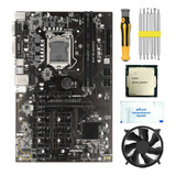 Placa Base Minera B250 Btc Con Cpu G3900+ventilador De Cpu+t