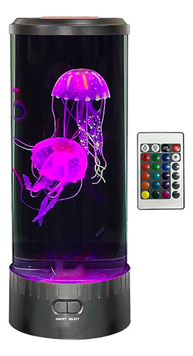 Lámparas De Mesa De Medusas Multicolor Led Con Remoto