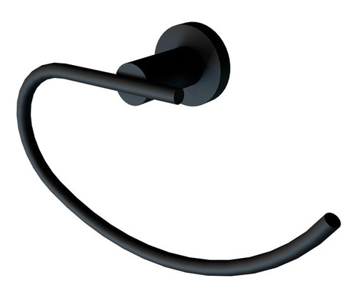 Toallero Aro Accersorio P/baño Metal Vasser Cyrano Negro