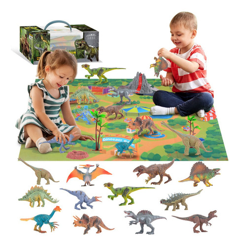 Juguetes De Dinosaurios Para Ninos Con Tapete De Juego S