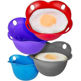 Tazas Para Escalfar Huevos De Silicona - Escalfa Los Huevos 