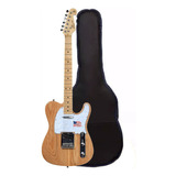 Guitarra Elétrica Tele Sx Ash Series Natural Vintage Com Bag