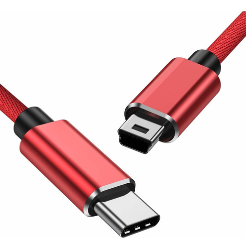 Cable Ancable Usb C A Mini Usb Para Camara Digital, 3 Pies