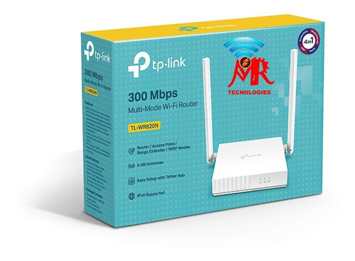 Tl-wr820n Router Inalámbrico Wi-fi Multimodo De 300 Mbps Color Blanco