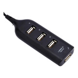 Adaptador Hub Usb 4 Portas - 1 Usb Dados E 3 P/ Carregamento