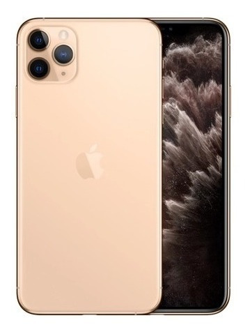 Seminovo iPhone 11 Pro Max 64gb Dourado Recertificado Nf 