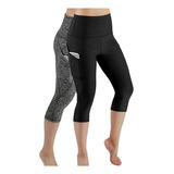 Leggings Colombianas Deportivas De Licra Con Bolsillo 2 Pzs.