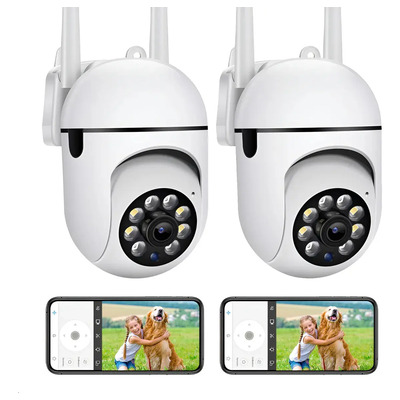 Cámara de Seguridad Wifi Exterior Interior 360° PTZ 8MP VERYHDSN IP66 Visión Nocturna 8x Zoom HD | Envío gratis