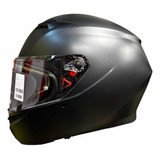 Casco Agv K3 Negro Mate Ece 2206 + Pinlock