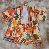Remera Kimono Y Short (bermuda) 