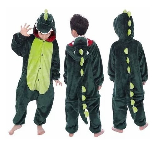 Pijama Mameluco Dinosaurio Infantil 