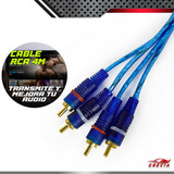 Cable Rca Macho Auto Universal Audio Amplificador 4m 5 Pieza