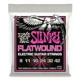 Super Slinky Flatwound Electric Guitar Strings 9-42 Gauge