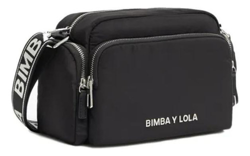 1 Pc Bolso Moderno Para Mujer Lola De Nailon Negro