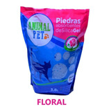 Piedras Sanitarias Silica Gel Floral Animal Pet X 3.8 Lts