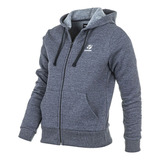 Campera C/capucha Topper Essential Gris Dama Deprfan 