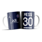 Taza Personalizada De Camiseta Messi Psg Premium Importada