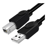 Cabo Para Impressora 3 Metros Universal Usb Para Usb B 2.0