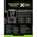 Tactacam Reveal X Pro - Cámara De Rastreo Celular, Verizon Y