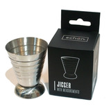 Medida Para Trago Metal Jigger 75ml Acero Inox Schon Coctel