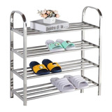 Zapatera Organizador Rack Ropa Zapatos Closet 12 Pares 4 Niv