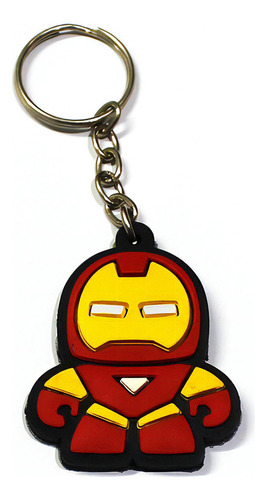 Chaveiro De Borracha Iron Man - Homem De Ferro - Vingadores