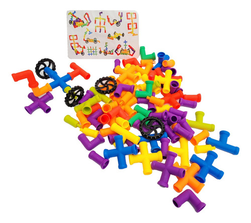 Juego Didáctico Armatodo Tubos Encajables Puzzle Para Niños