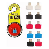 Paquete 10 Adaptador Otg Tipo C Usb Hembra En Blister  10 Pz