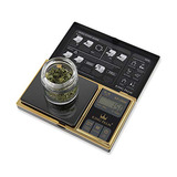 King Palm Digital Mini Scale 100g X 0.01g - Negro / Dorado -