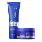 Lowell Violet Platinum Matizador Kit Shampoo Máscara +brinde