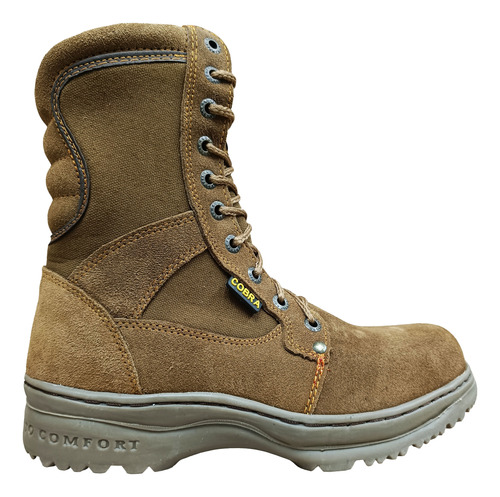 Bota Táctica Estilo Militar Rombar  Mod-4052 Piel/costurada