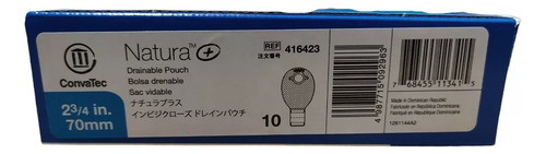 10 Bolsa Colostomia Opaca 70mm - Convatec. (416423) V/a