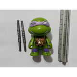Tortugas Ninja Donatello Y Michelangelo 7 Cms Altura  