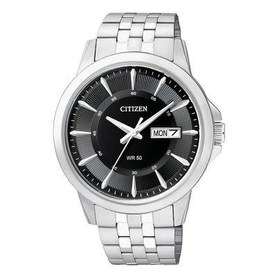 Reloj Citizen Análogo Bf201151e Caballero Color de la correa Plateado Color del bisel Plateado Color del fondo Negro | Meses sin interés