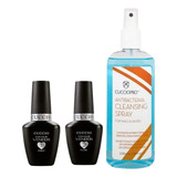 Kit Passo 1 E 2 Cuccio+sany Spray 236ml Unhas