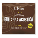 Juego De Cuerdas P/guitarra Acústica Phosphor Bronze 11-52