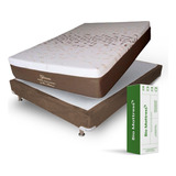 Colchón Individual De Memory Foam Bio Mattress Memory Foam Genova Café - 1m X 190cm X 30cm