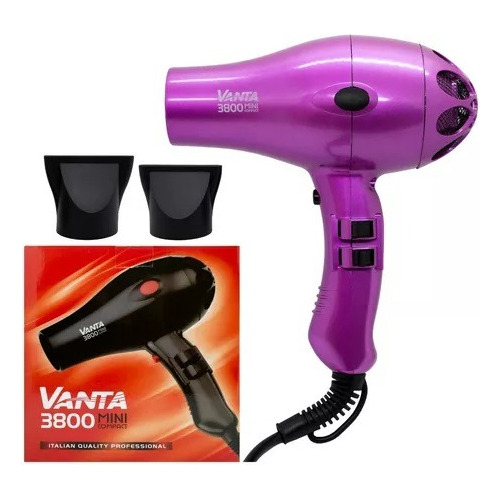 Secador De Pelo Profesional Vanta 3800 Mini Compact 1800w 