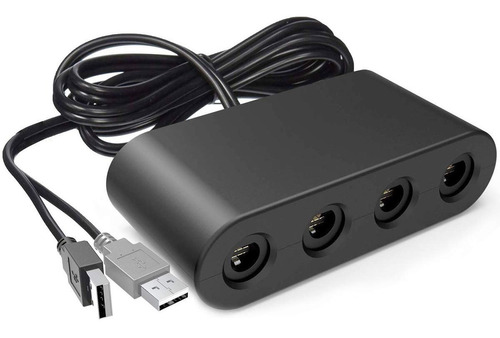 Adaptador De Controle Gamecube Para Pc/nintendo Switch/wii U, Cor Preta