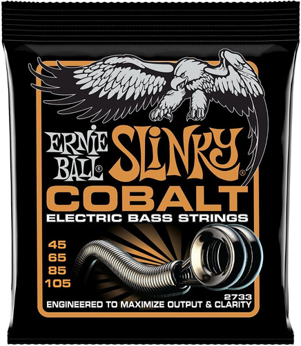 Encordado Ernie Ball P02733 Bajo Eléctrico 4 Cuerdas 045/105 Cobalt