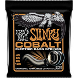 Encordado Ernie Ball P02733 Bajo Eléctrico 4 Cuerdas 045/105 Cobalt