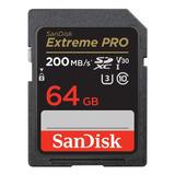 Memoria Sd Sandisk 64 Gb Extreme Pro 170 Mb/s C10 U3 V30 4k