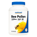 Puro Polen De Abejas 1500mg Vitaminas Enzimas Proteínas 240u