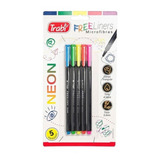 Estuche X5 Microfibras Trabi Free Liners Neon 