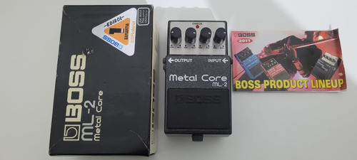 Pedal Boss Metal Core Ml-2 Com Caixa E Manual.