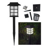 Luminaria Solar Oriental Espeto Led Jardim Casa Iluminaçao