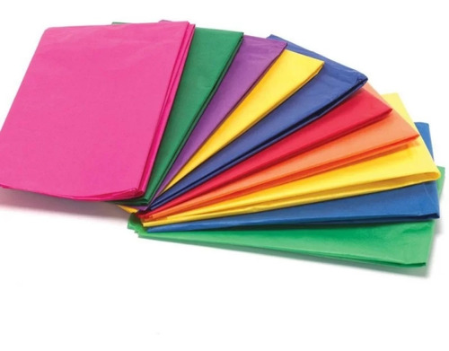 Papel De Seda Barrilete Colores Resma 50x70 Paq X50 Calidad